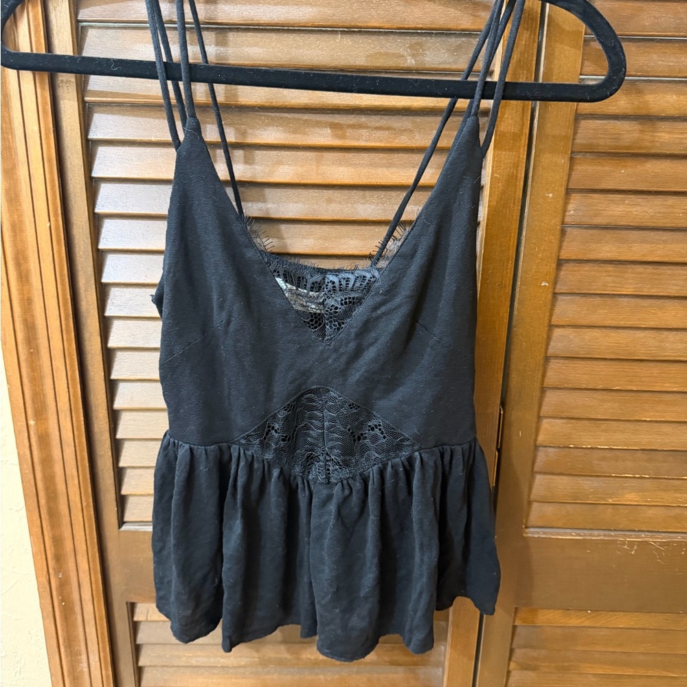 Urban Outfitters Black Lace Camisole